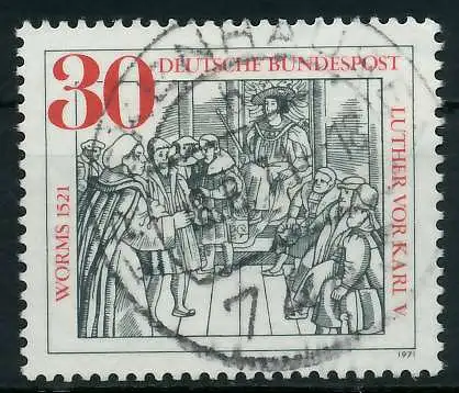BRD 1971 Nr 669 zentrisch gestempelt 83685A