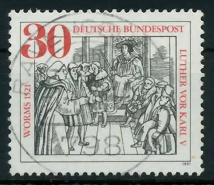 BRD 1971 Nr 669 zentrisch gestempelt 83686E