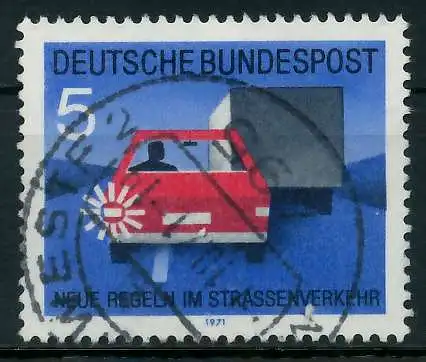 BRD 1971 Nr 670 gestempelt 8368EA