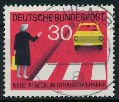 BRD 1971 Nr 673 gestempelt 8368F2