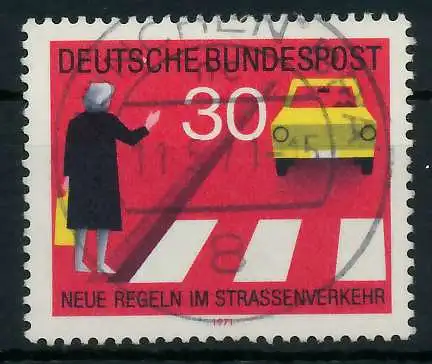 BRD 1971 Nr 673 gestempelt 836902
