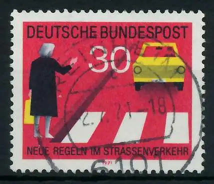 BRD 1971 Nr 673 gestempelt 836906
