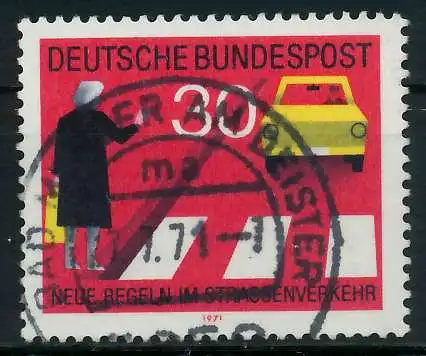 BRD 1971 Nr 673 gestempelt 83690E