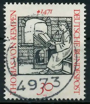 BRD 1971 Nr 674 zentrisch gestempelt 83694A