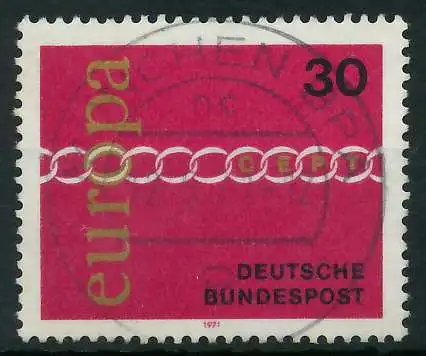 BRD BUND 1971 Nr 676 zentrisch gestempelt 8369B6