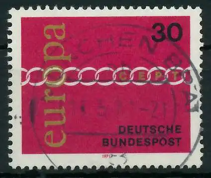 BRD BUND 1971 Nr 676 zentrisch gestempelt 8369DA