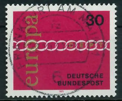 BRD BUND 1971 Nr 676 zentrisch gestempelt 8369EA