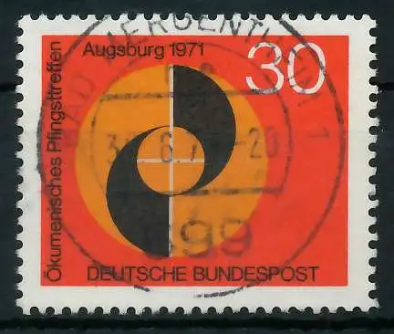 BRD 1971 Nr 679 zentrisch gestempelt 836A7A