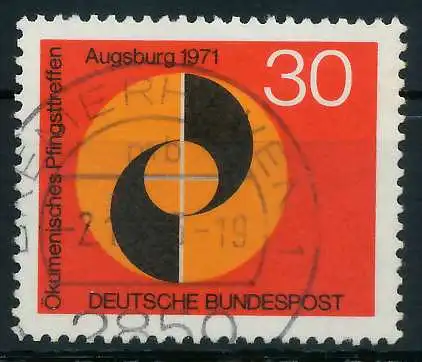BRD 1971 Nr 679 zentrisch gestempelt 836A7E