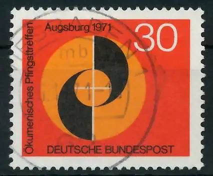 BRD 1971 Nr 679 zentrisch gestempelt 836A86
