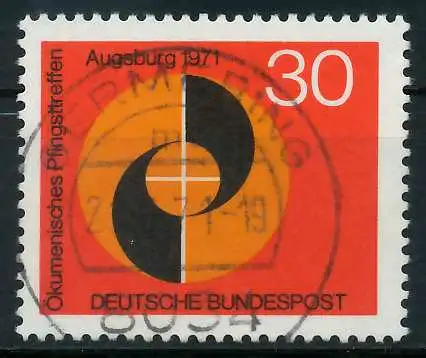 BRD 1971 Nr 679 zentrisch gestempelt 836A9A