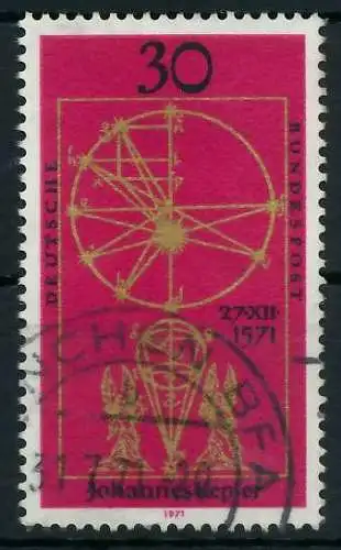 BRD 1971 Nr 688 gestempelt 836B22