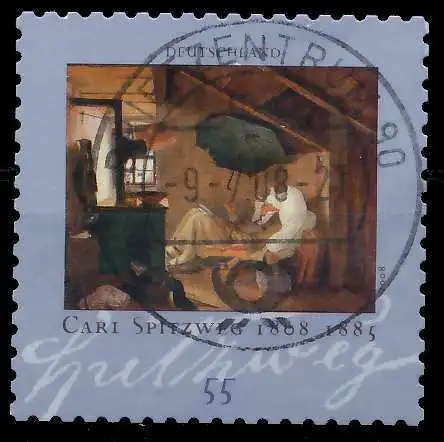 BRD 2008 Nr 2648 zentrisch gestempelt 84640E