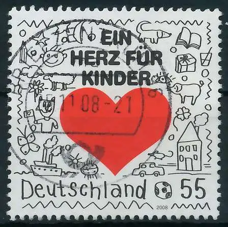 BRD 2008 Nr 2706 zentrisch gestempelt 84882E