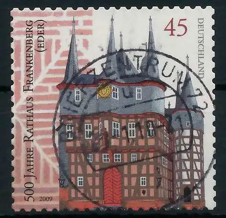 BRD 2009 Nr 2718 zentrisch gestempelt 848846