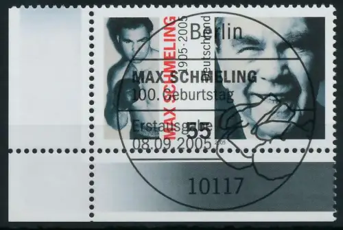 BRD BUND 2005 Nr 2489 ESST zentrisch gestempelt ECKE-ULI 848DCE