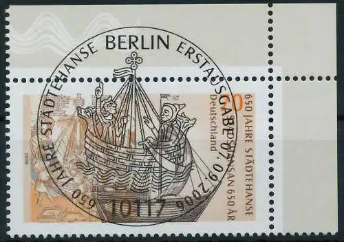BRD 2006 Nr 2558 ESST zentrisch gestempelt ECKE-ORE 84A372