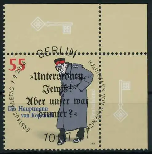 BRD BUND 2006 Nr 2559 ESST zentrisch gestempelt ECKE-ORE 84A39A