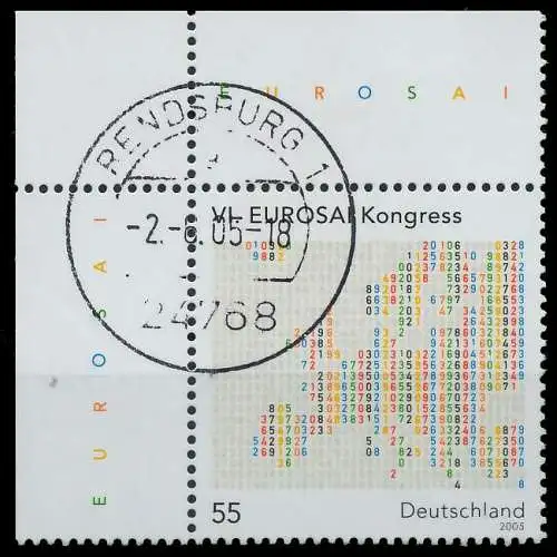 BRD 2005 Nr 2470 zentrisch gestempelt ECKE-ULI 84A632