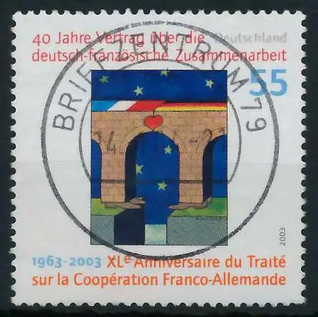 BRD BUND 2003 Nr 2311II zentrisch gestempelt 84A672