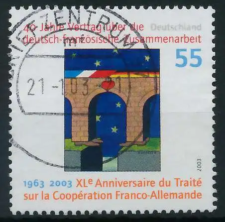 BRD BUND 2003 Nr 2311II gestempelt 84A67A