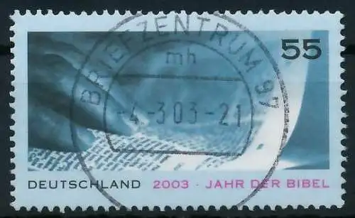 BRD 2003 Nr 2312 zentrisch gestempelt 84A696