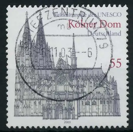 BRD 2003 Nr 2329 gestempelt 84A74A