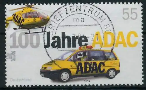BRD 2003 Nr 2340 zentrisch gestempelt 84A7D6