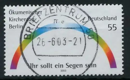 BRD 2003 Nr 2341 zentrisch gestempelt 84A7FE