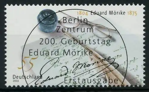 BRD 2004 Nr 2419 ESST zentrisch gestempelt 84AA8A