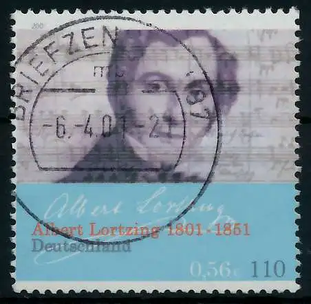 BRD 2001 Nr 2163 gestempelt 84AD72