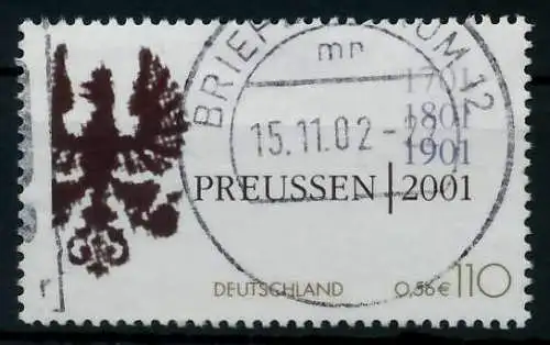 BRD 2001 Nr 2162 gestempelt 84AD7A