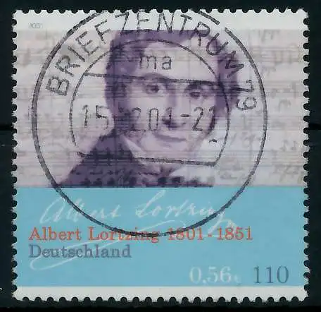 BRD 2001 Nr 2163 gestempelt 84AD82