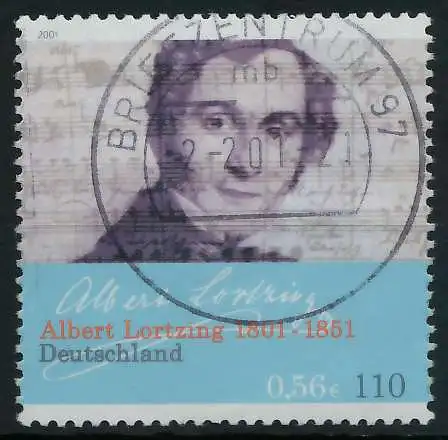 BRD 2001 Nr 2163 gestempelt 84CD56
