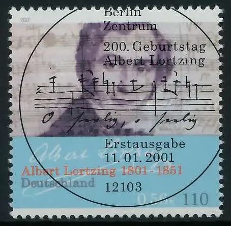 BRD 2001 Nr 2163 ESST zentrisch gestempelt 84CD5A