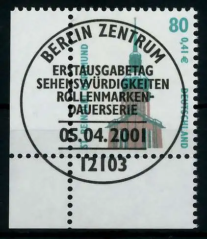 BRD DS SEHENSW Nr 2177 ESST zentrisch gestempelt ECKE-ULI 84CE12