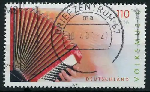 BRD 2001 Nr 2180 gestempelt 84CE42