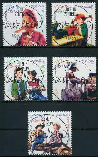 BRD 2001 Nr 2190-2194 ESST zentrisch gestempelt 84CE9E