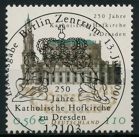 BRD 2001 Nr 2196 ESST zentrisch gestempelt 84CED2