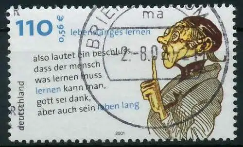 BRD 2001 Nr 2209 gestempelt 84CF7A