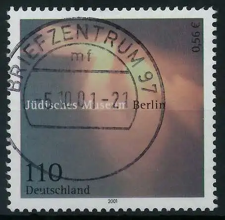 BRD 2001 Nr 2216 gestempelt 84CFE2