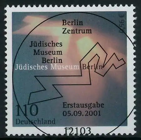 BRD 2001 Nr 2216 ESST zentrisch gestempelt 84CFEA