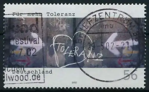 BRD 2002 Nr 2235 gestempelt 84D116
