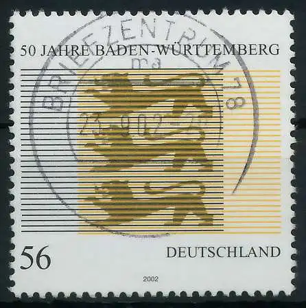 BRD 2002 Nr 2248 zentrisch gestempelt 84D1B6
