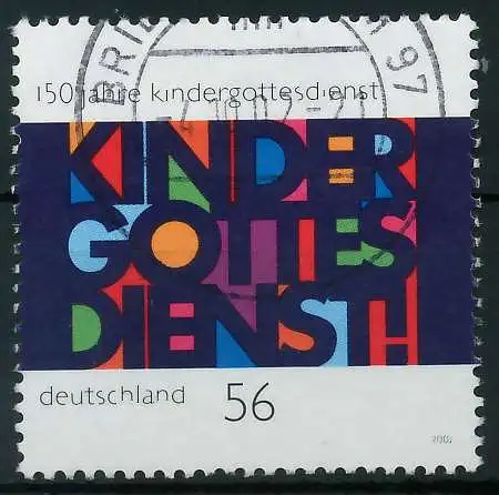 BRD 2002 Nr 2256 gestempelt 84D23E