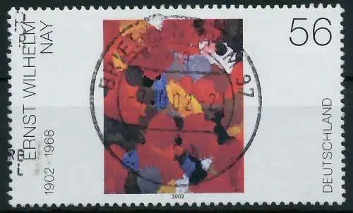 BRD 2002 Nr 2267 gestempelt 84D272