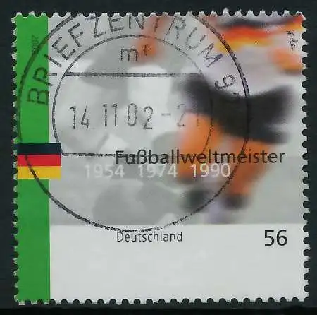 BRD 2002 Nr 2259 zentrisch gestempelt 84D27E