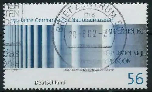 BRD 2002 Nr 2269 gestempelt 84D2F6