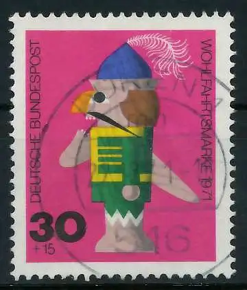 BRD 1971 Nr 707 gestempelt 84D4FA