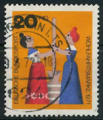BRD 1971 Nr 705 gestempelt 84ED26